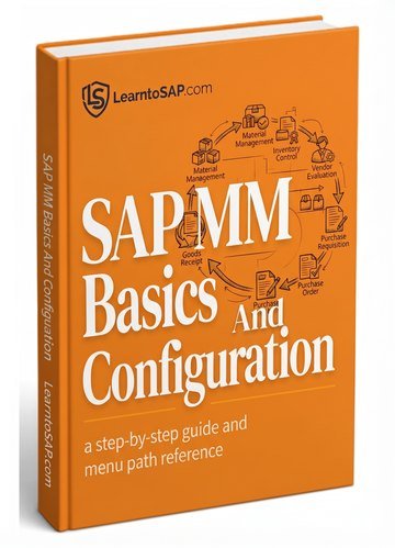 Cover of the ebook SAP MM Basics and Configuration